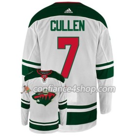 Adidas Maillot de Hockey Minnesota Wild MATT CULLEN 7 Blanc Authentic - Homme